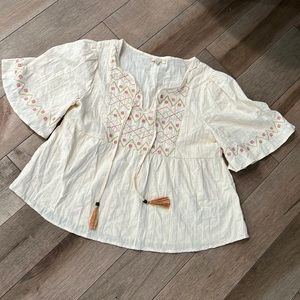 Chelsea & violet bohemian top size M